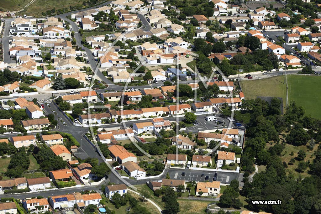 Photo arienne de Angoulins (La Monte Sud)