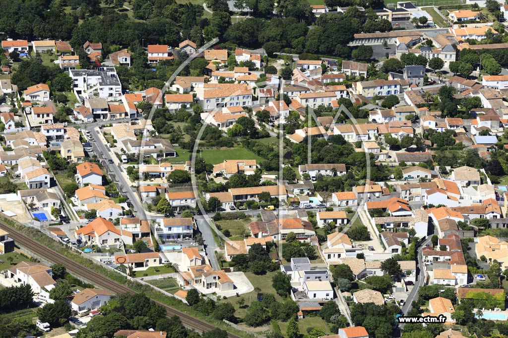 Photo arienne de Angoulins (Le Pav)