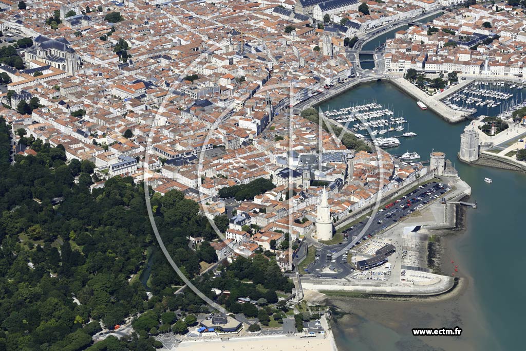 Photo arienne de La Rochelle