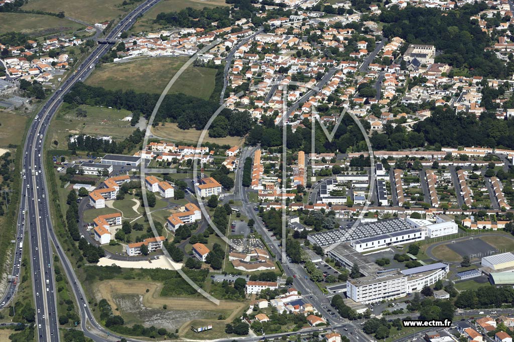 Photo arienne de La Rochelle (Cit du Prieur)