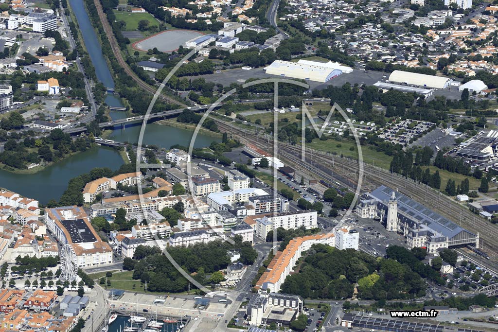 Photo arienne de La Rochelle (Le Bastion)