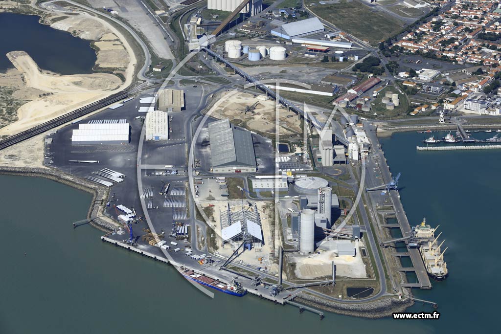 Photo arienne de La Rochelle (Port de Commerce)
