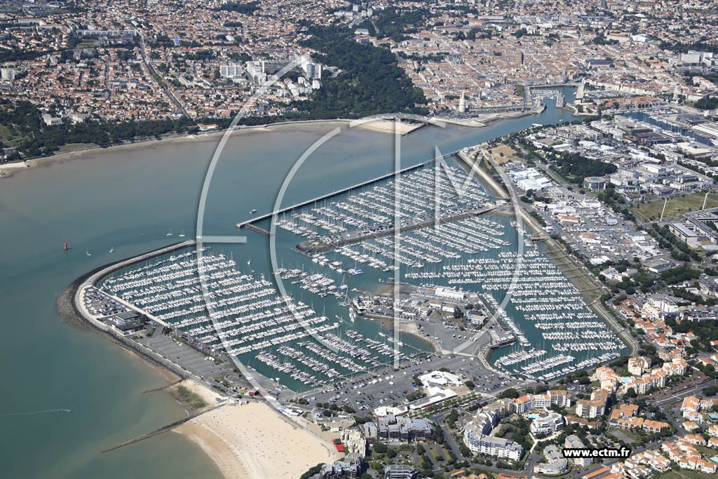 Photo arienne de La Rochelle (Port des Minimes)