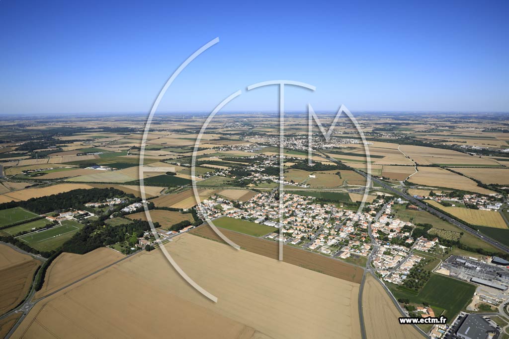 Photo arienne de Puilboreau (La Motte)
