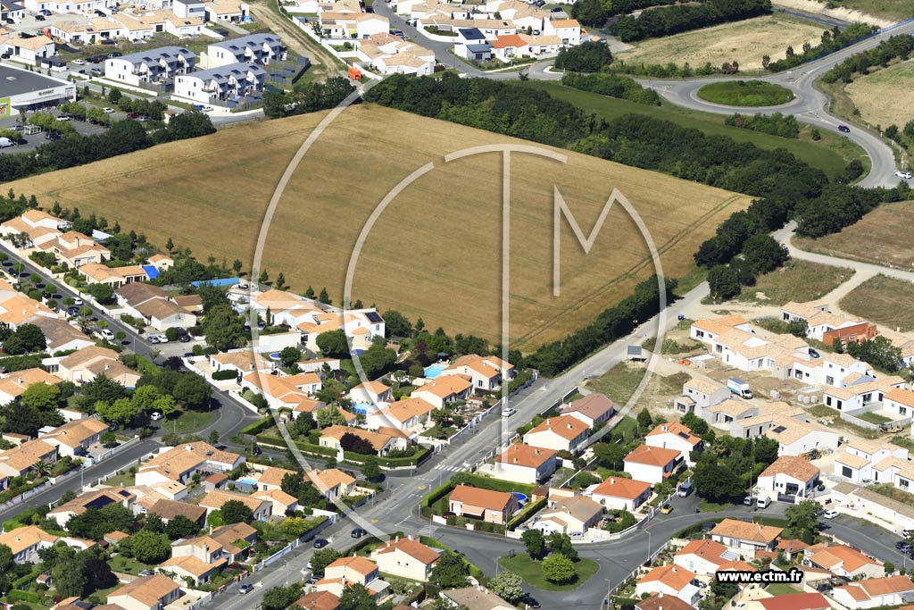Photo arienne de Saint-Xandre