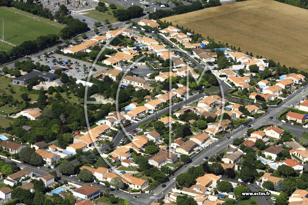 Photo arienne de Saint-Xandre