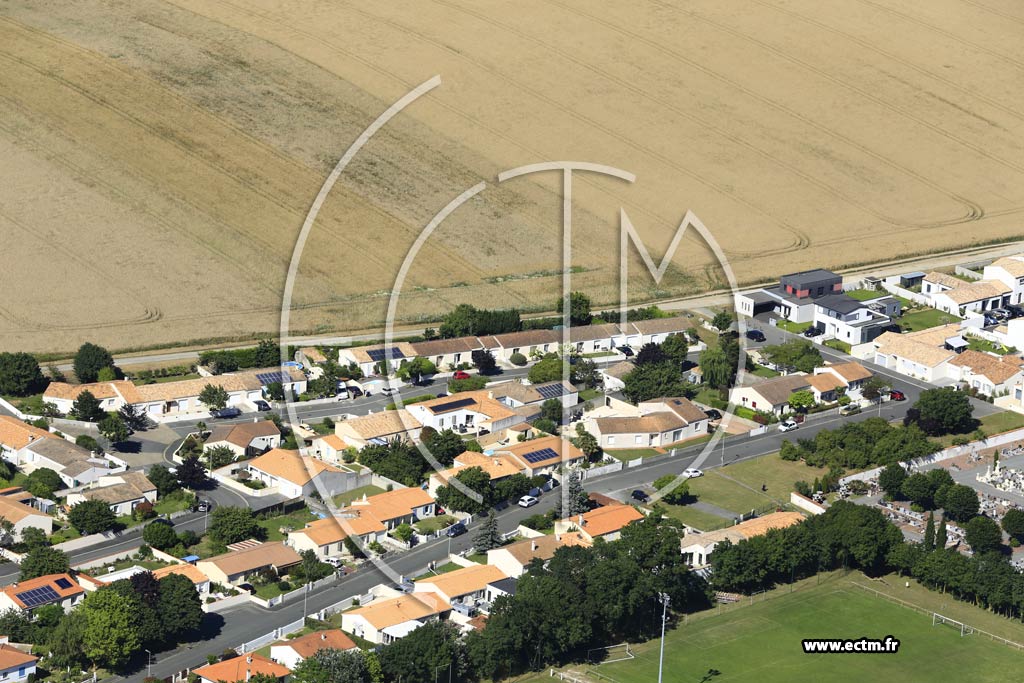 Photo arienne de Saint-Xandre