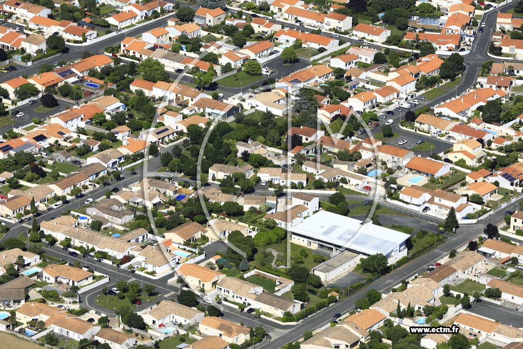 Photo arienne de Saint-Xandre