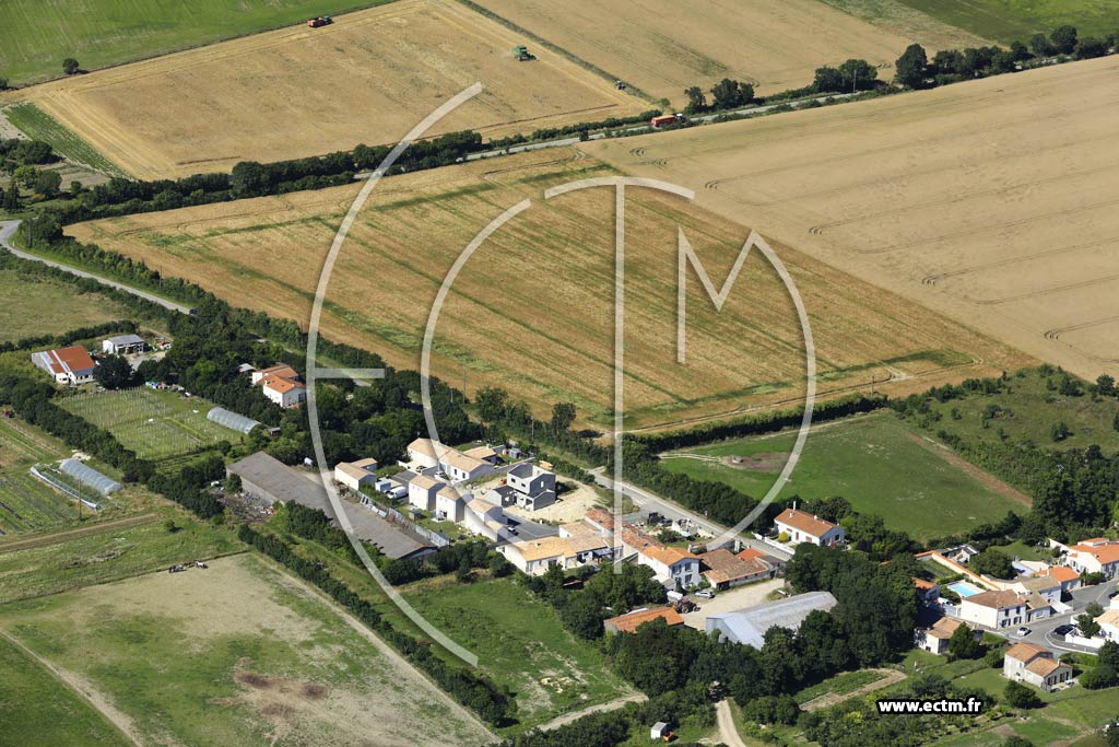 Photo arienne de Saint-Xandre (Le Potager)