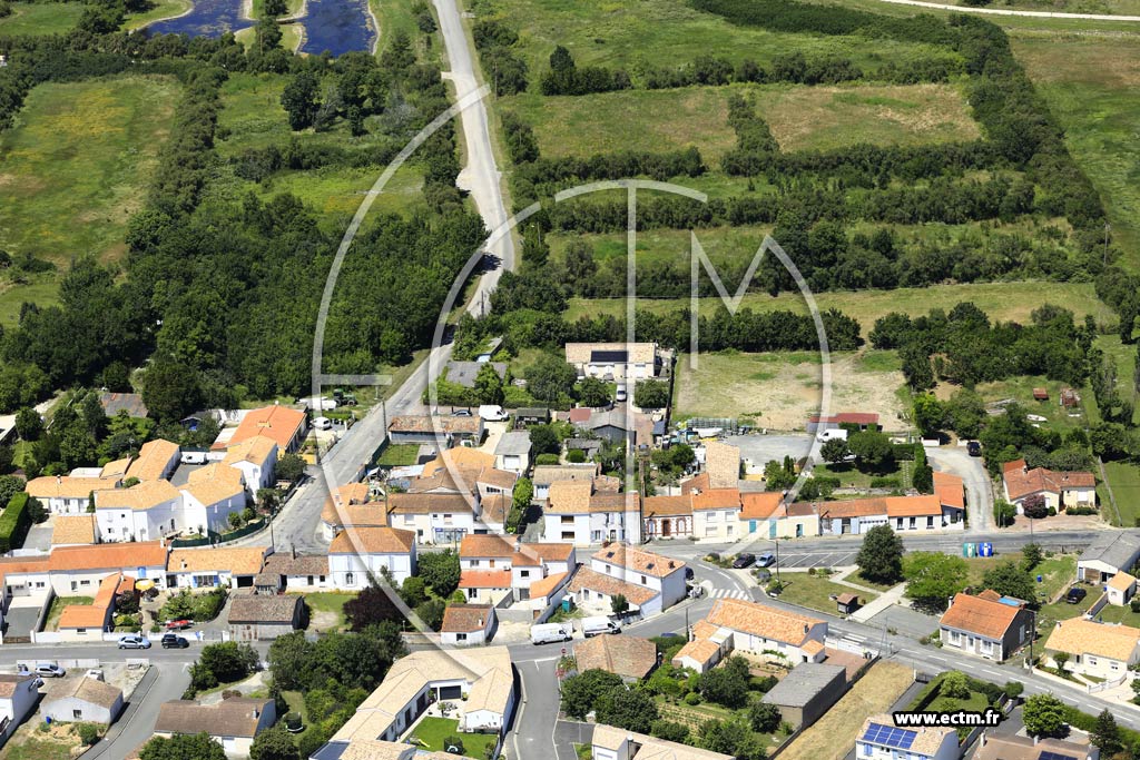 Photo arienne de Charron