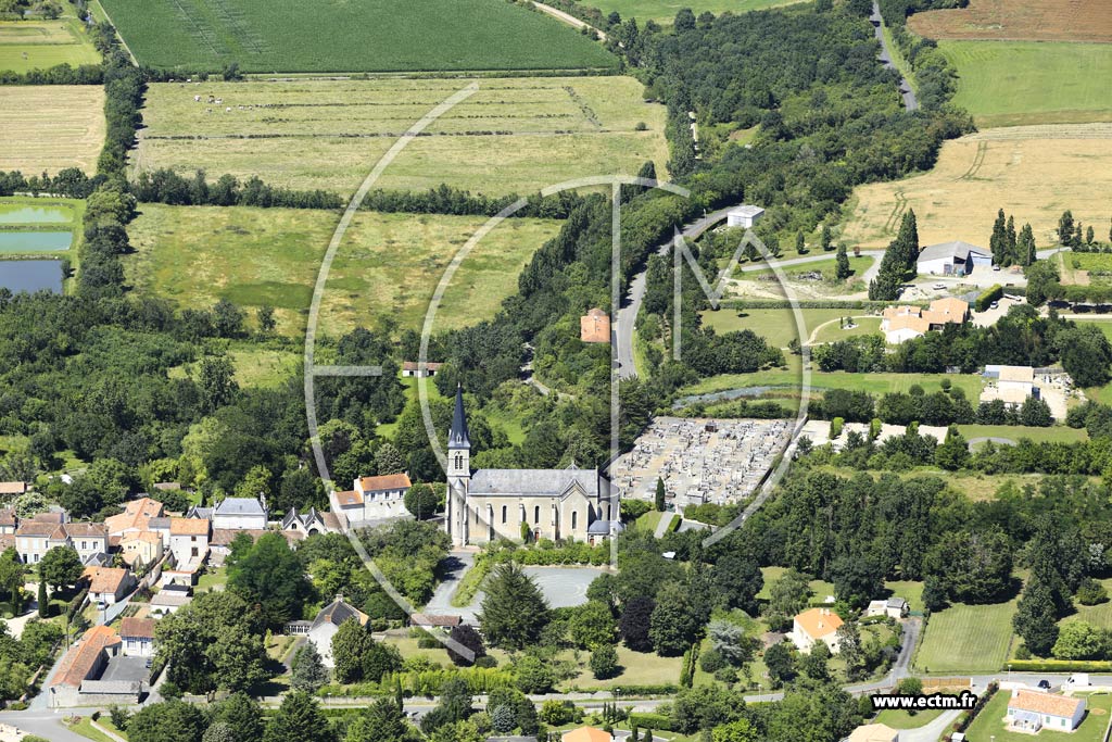 Photo arienne de Le Gu-de-Velluire