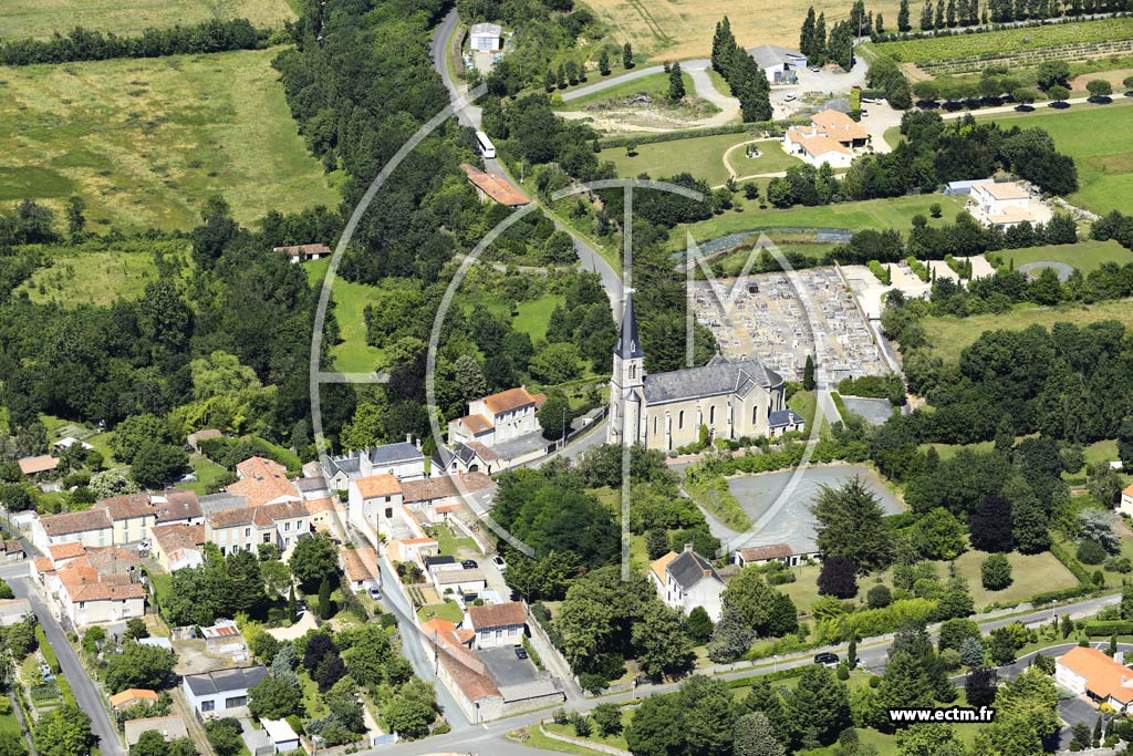 Photo arienne de Le Gu-de-Velluire