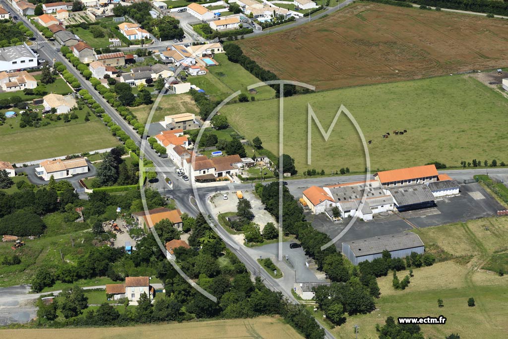 Photo arienne de Saint-Jean-de-Liversay