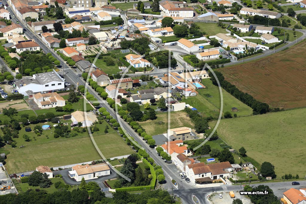 Photo arienne de Saint-Jean-de-Liversay