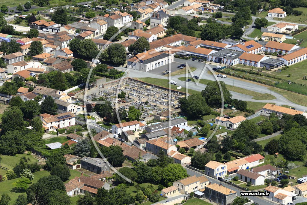 Photo arienne de Vouill-les-Marais