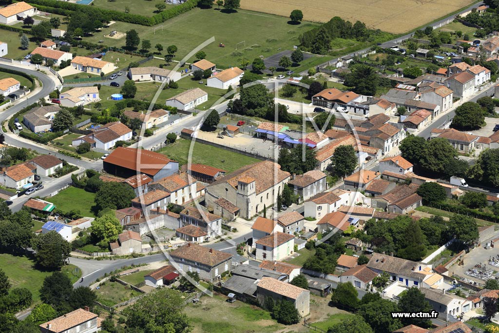 Photo arienne de Vouill-les-Marais
