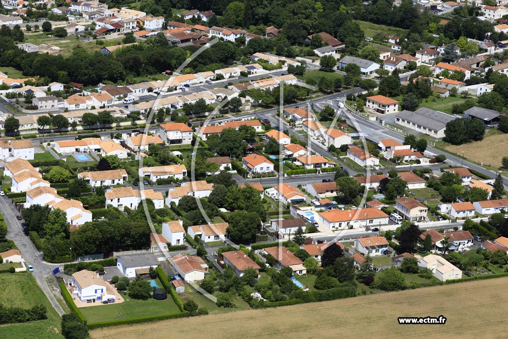 Photo arienne de Aigrefeuille-d'Aunis (le Grand Chemin)