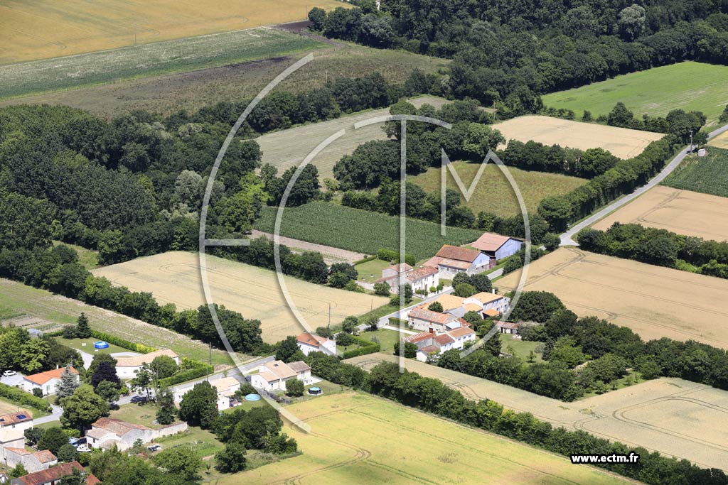 Photo arienne de Forges (Villeneuve)