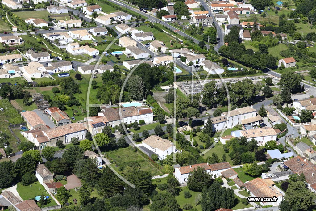 Photo arienne de La Laigne