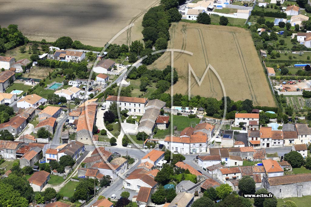 Photo arienne de Landrais (Fondouce)