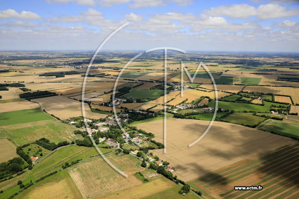 Photo arienne de Landrais (les gaux de Landrais)