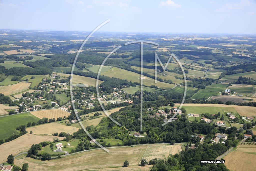 Photo arienne de Castelculier (la Souque)