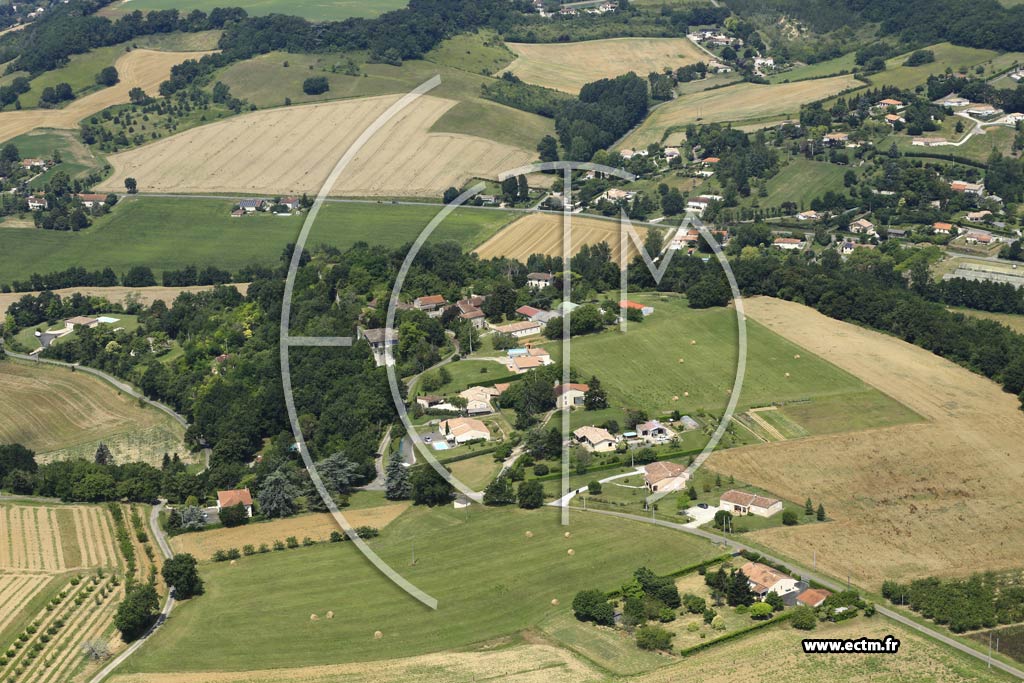 Photo arienne de Castelculier (la Souque)