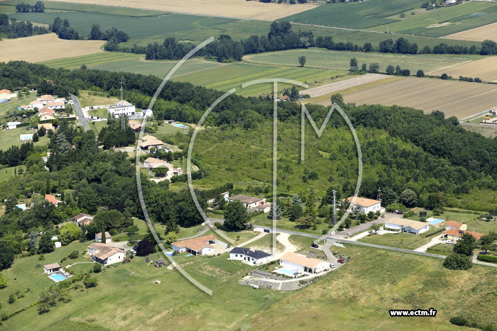 Photo arienne de Saint-Jean-de-Thurac (Monteils)