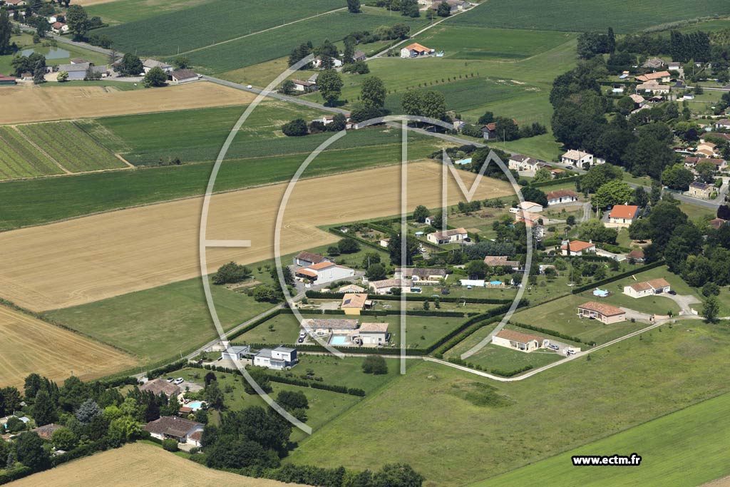 Photo arienne de Saint-Pierre-de-Clairac