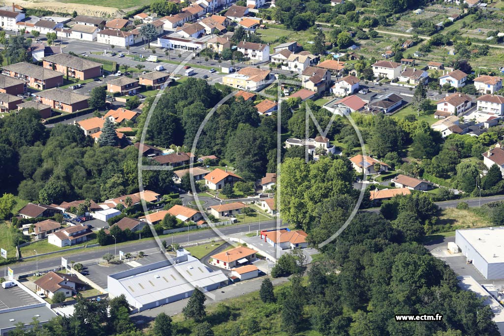 Photo arienne de Dax (Laparcelle)
