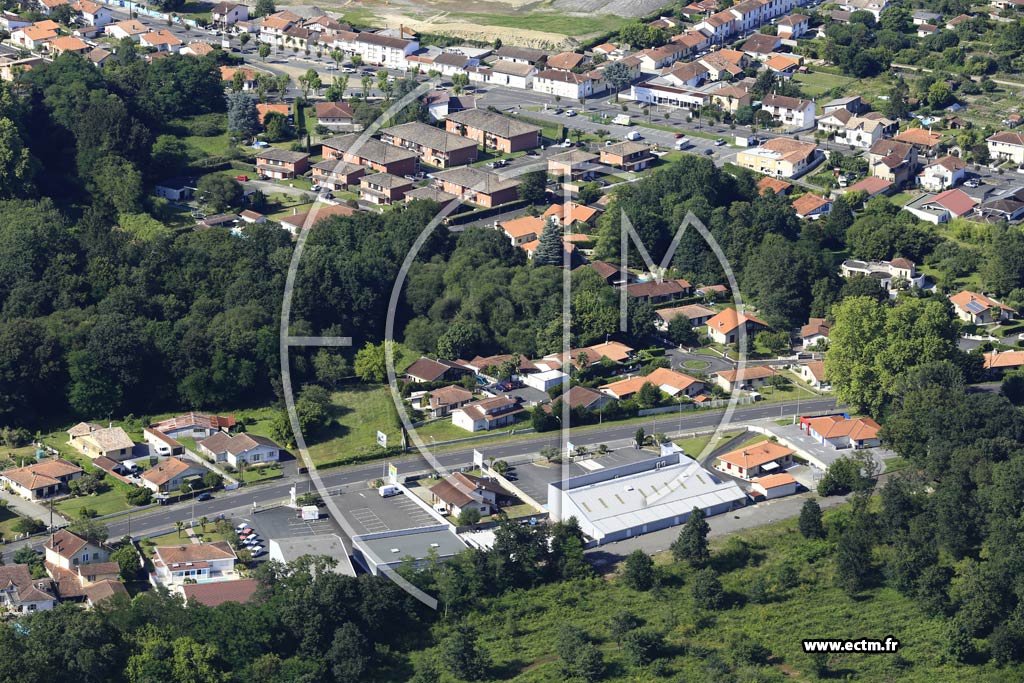 Photo arienne de Dax (Laparcelle)