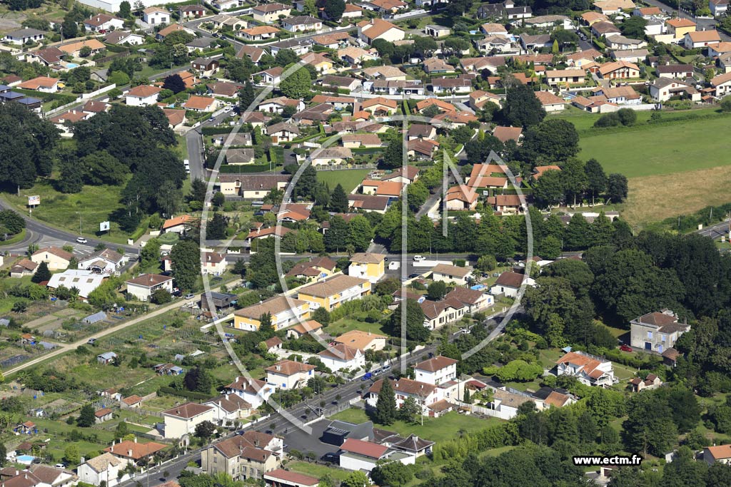 Photo arienne de Dax (Laparcelle)