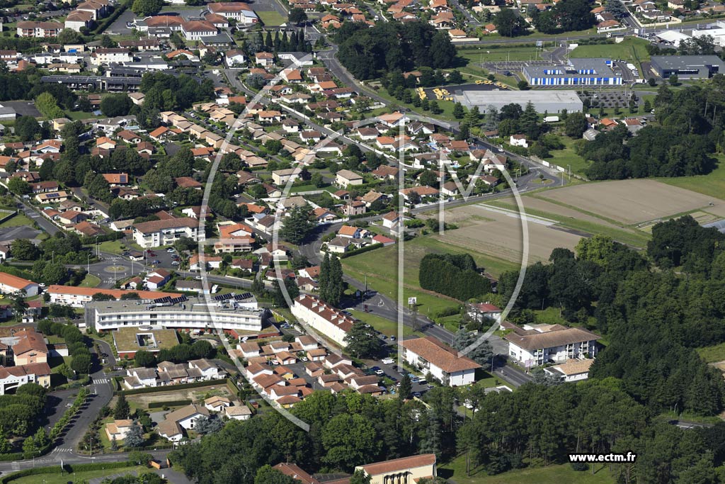 Photo arienne de Dax (Quartier Biarritz)