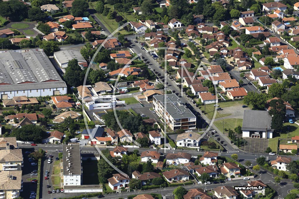 Photo arienne de Dax (Quartier Biarritz)