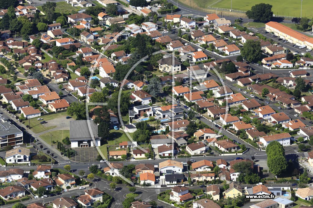 Photo arienne de Dax (Quartier Biarritz)