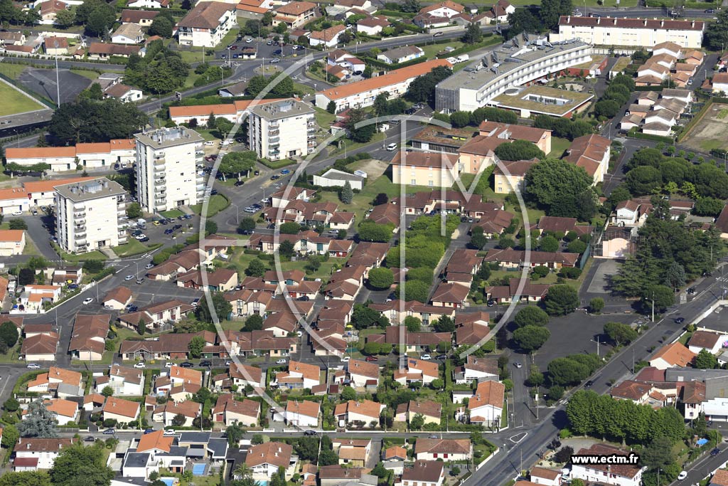 Photo arienne de Dax (Quartier Biarritz)