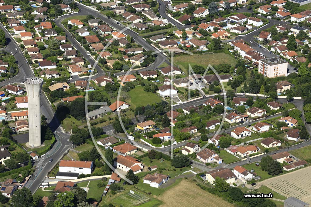 Photo arienne de Dax (Quartier Saubagnac)