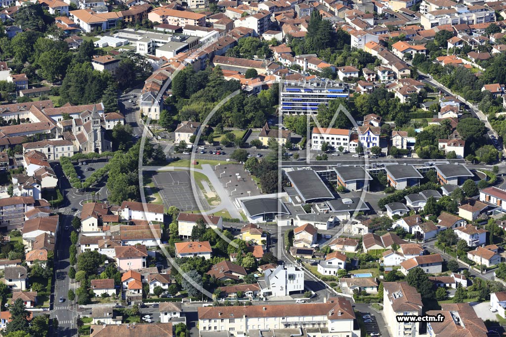 Photo arienne de Dax (Saint Vincent)
