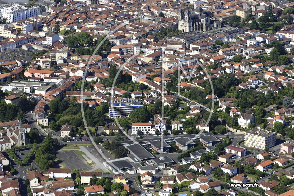 Photo arienne de Dax (Saint Vincent)