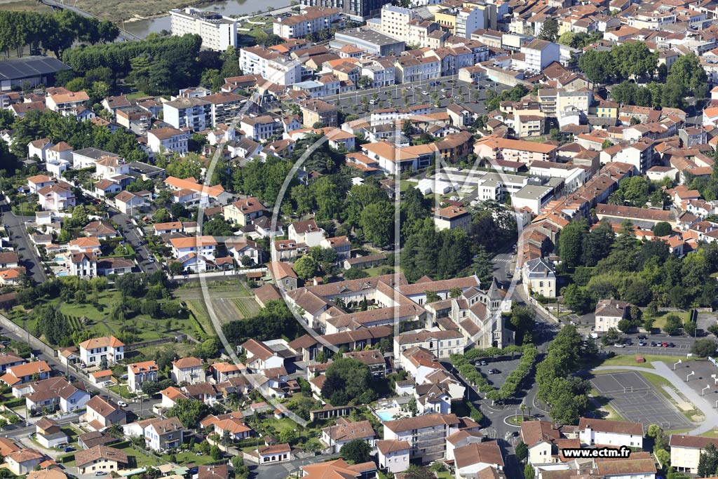 Photo arienne de Dax (Saint Vincent)