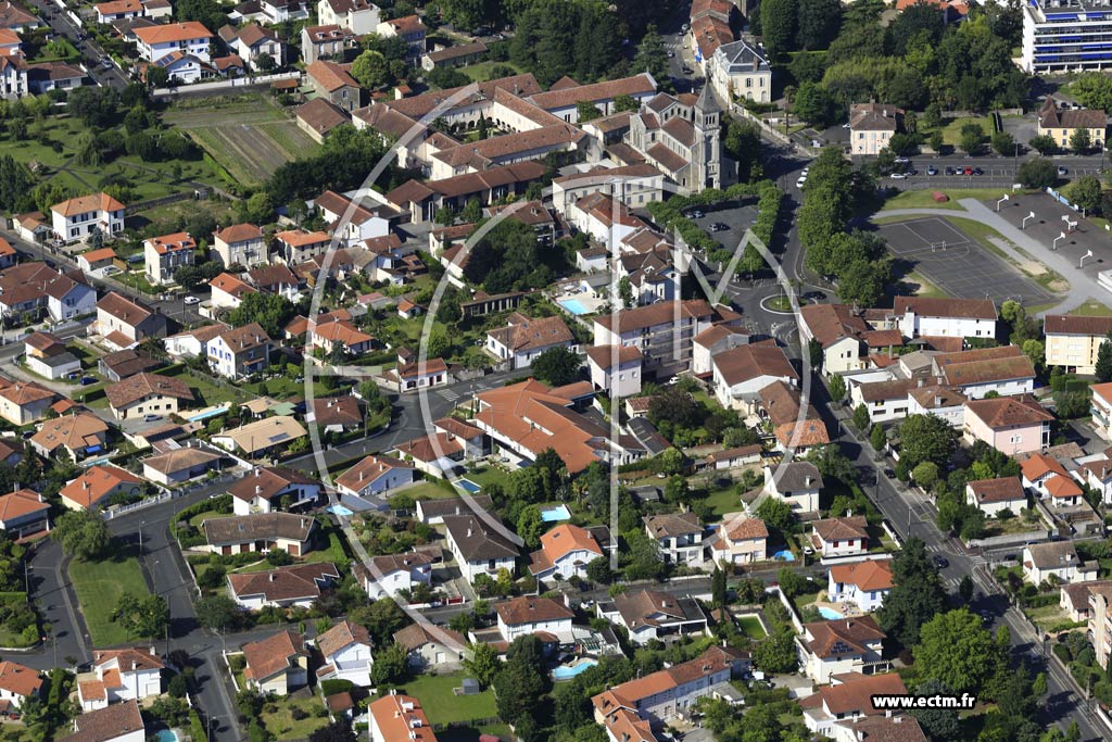 Photo arienne de Dax (Saint Vincent)
