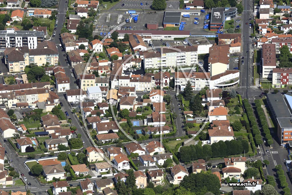 Photo arienne de Dax (Saint Vincent)