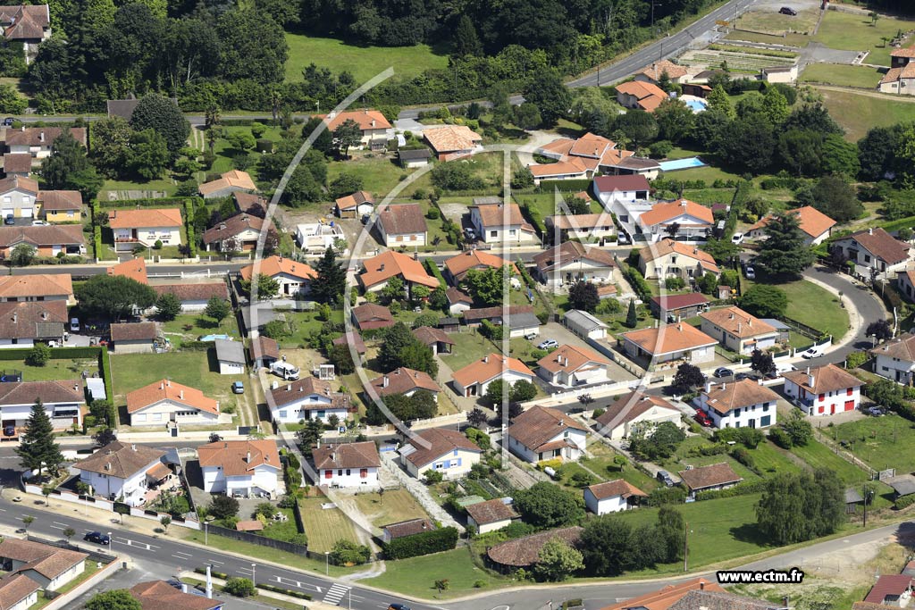 Photo arienne de Pontonx-sur-l'Adour