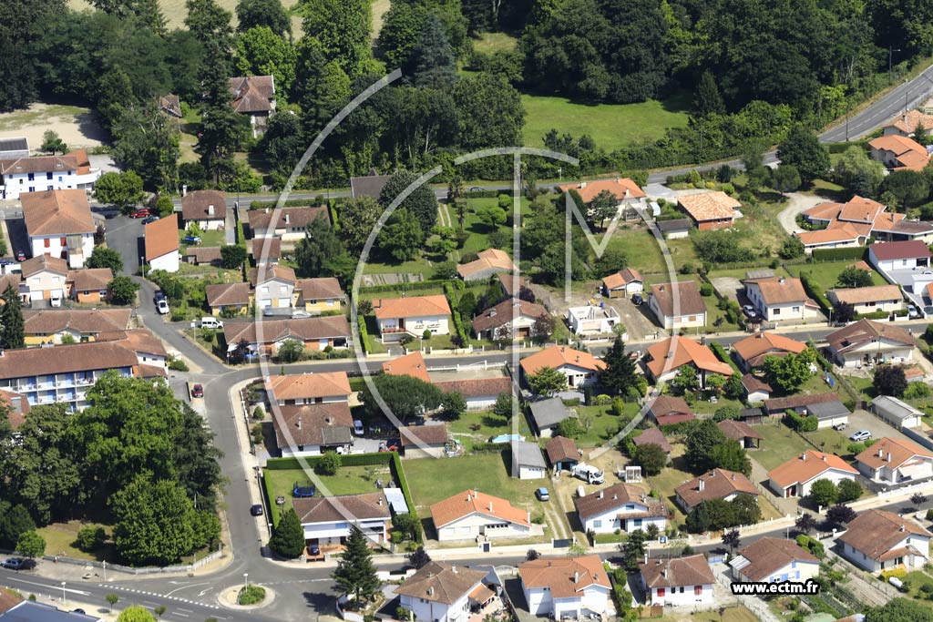 Photo arienne de Pontonx-sur-l'Adour