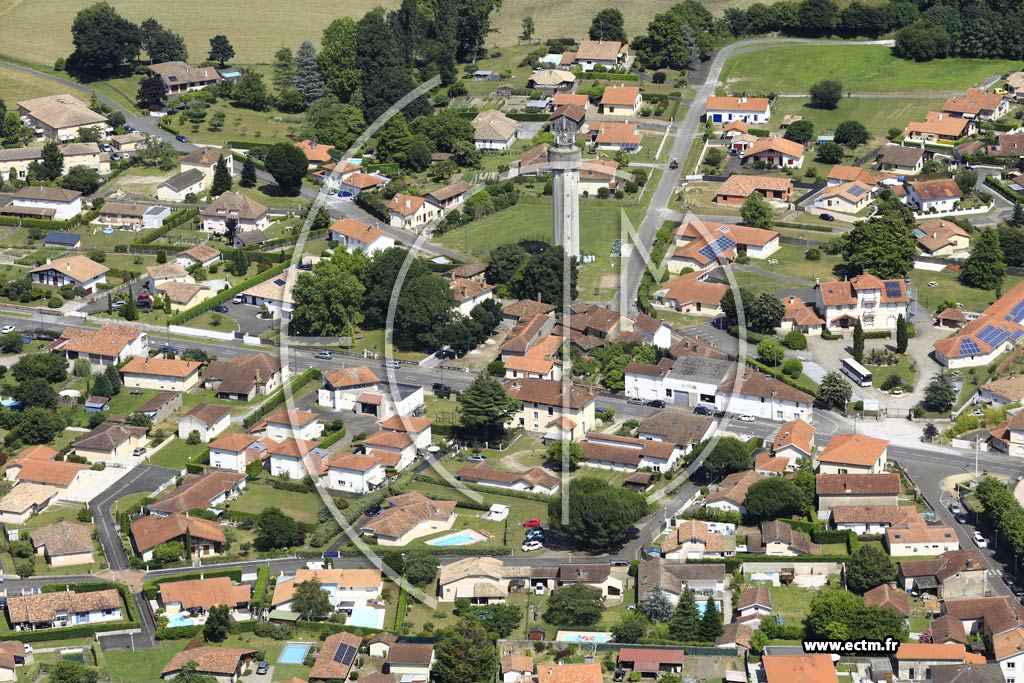 Photo arienne de Pontonx-sur-l'Adour