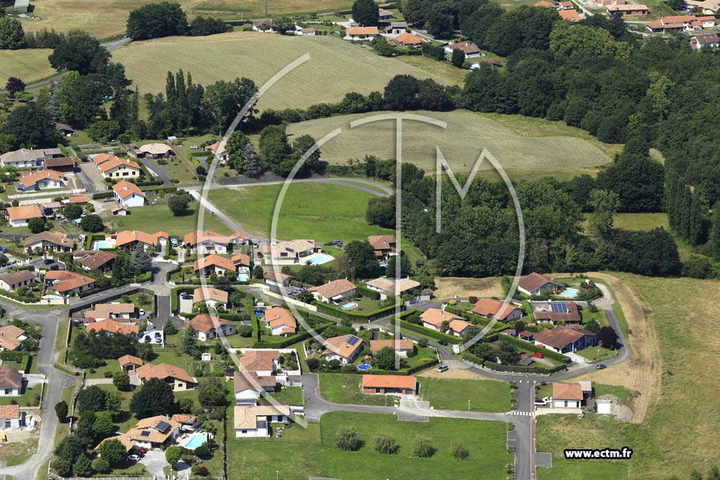 Photo arienne de Pontonx-sur-l'Adour