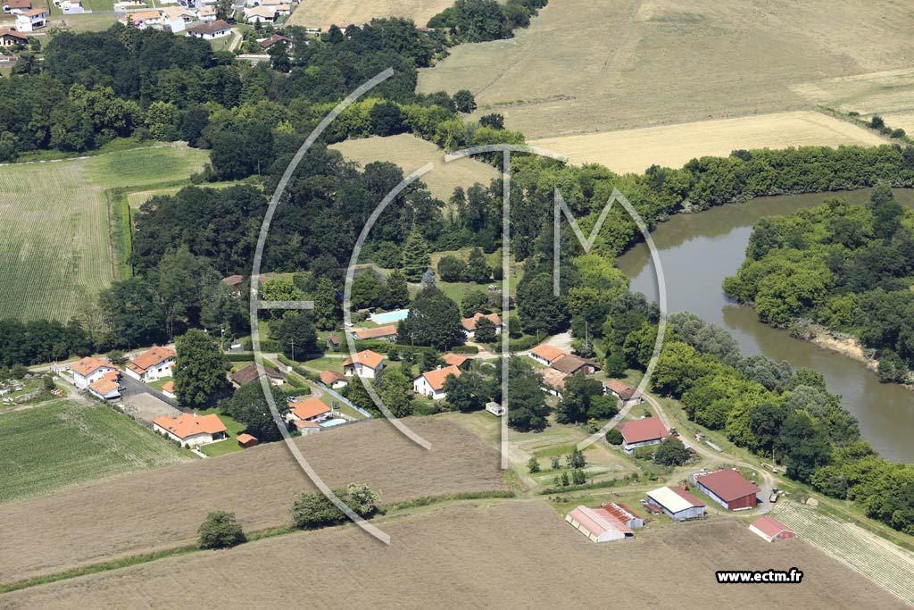 Photo arienne de Pontonx-sur-l'Adour (Gurgues)