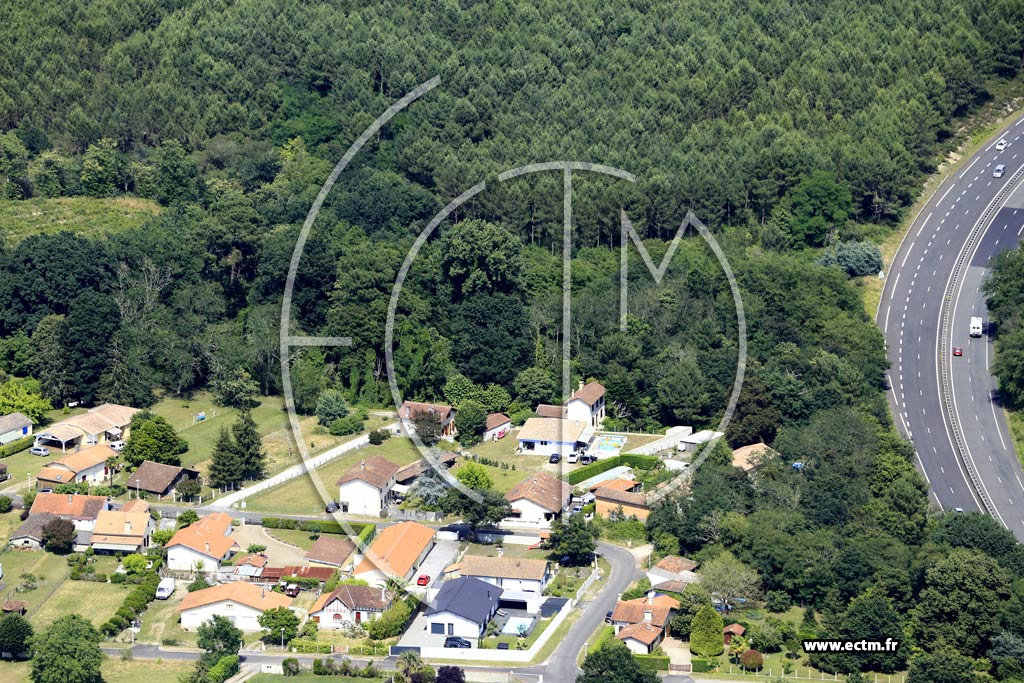 Photo arienne de Pontonx-sur-l'Adour (Petche)