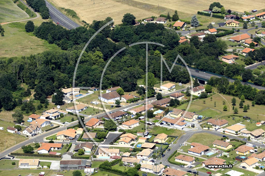 Photo arienne de Pontonx-sur-l'Adour (Thiou de la Lande)