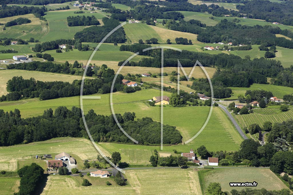 Photo arienne de Pouillon (Daillencq)